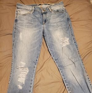 GUESS Sexy Curve Crop - light wash